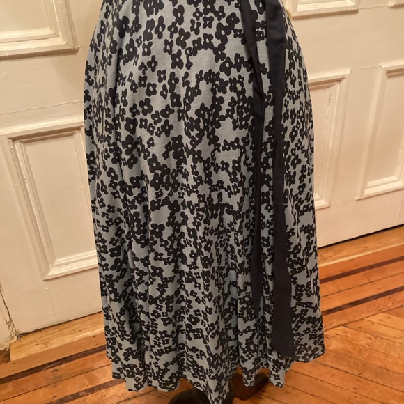 Tocca Blue and Black Midi Dress - Picture 7 of 10